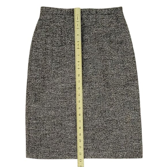 Talbots Petite Wool Blend Tweed Fully Lined Pencil Skirt Made in Italy Size 4 - Picture 7 of 9